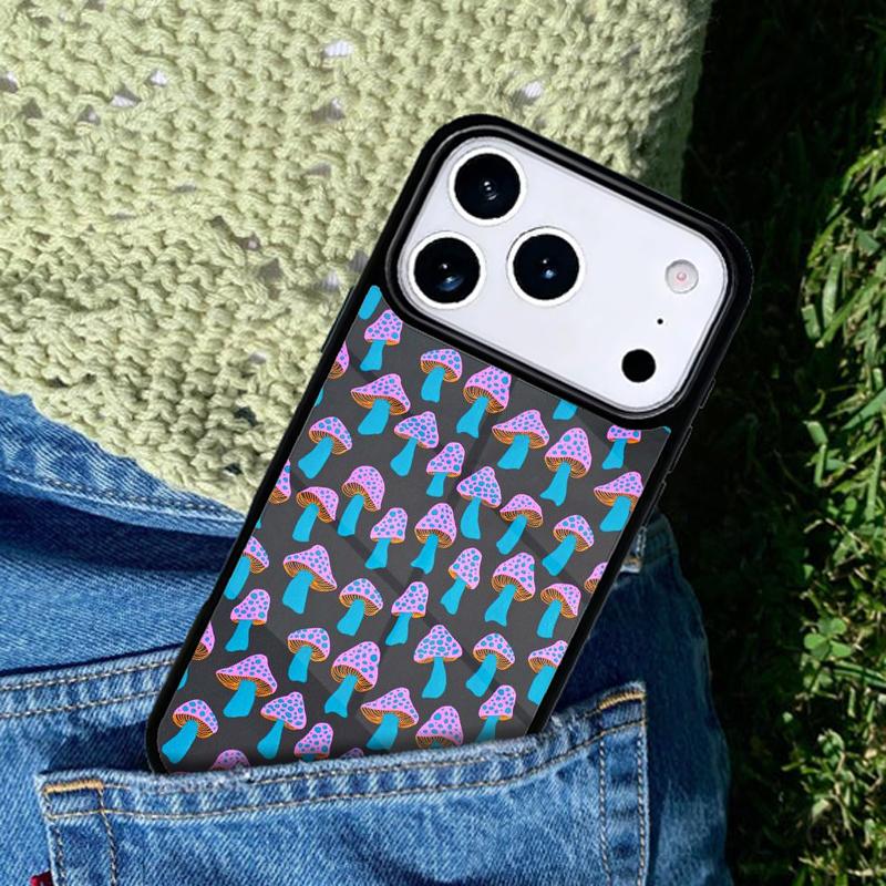 Mushroom Mobile Phone Case Compatible with IPhone 17 16 15 14 13 12 11Pro Max 17 Air Cover