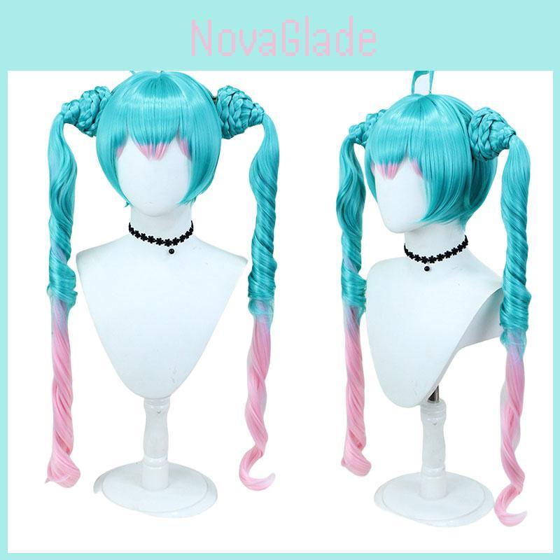 Cosplay Wig Vibrant 100cm High-temperature Fiber For Anime Fans
