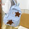 Schoolbag Schoolbag Female Japanese Ins Cute Girl Niche Design Backpack Large Capacity Lightweight Casual Star Backpack