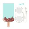 Contact Lens Case Ice Cream Style Container Set Portable Contact Lens Box For Women Travel Contact Lenses Case