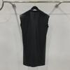 SUBHUMAN Men's Spring/Summer Dark Knitted V-Neck Sleeveless Tank Vest - Couple's Style