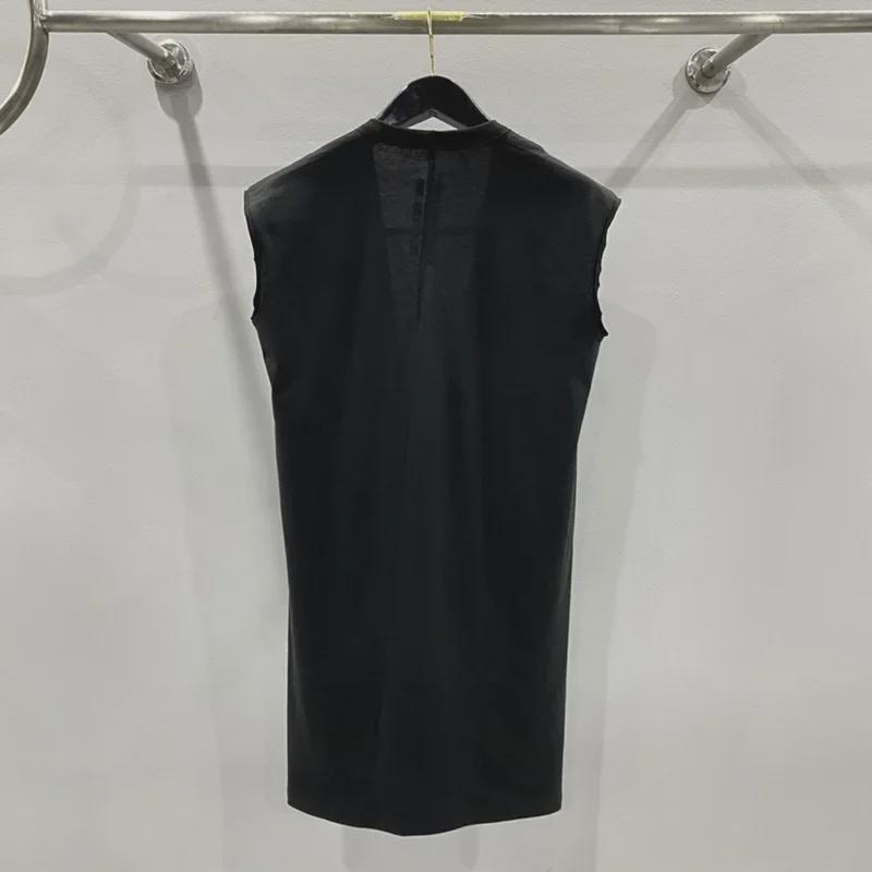 SUBHUMAN Men's Spring/Summer Dark Knitted V-Neck Sleeveless Tank Vest - Couple's Style