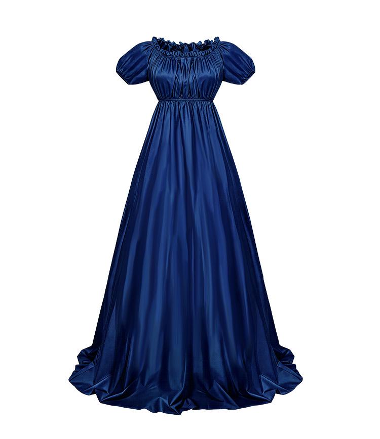 Bridgerton Medieval Retro Ball Gown Cosplay Dress for Stage Performance