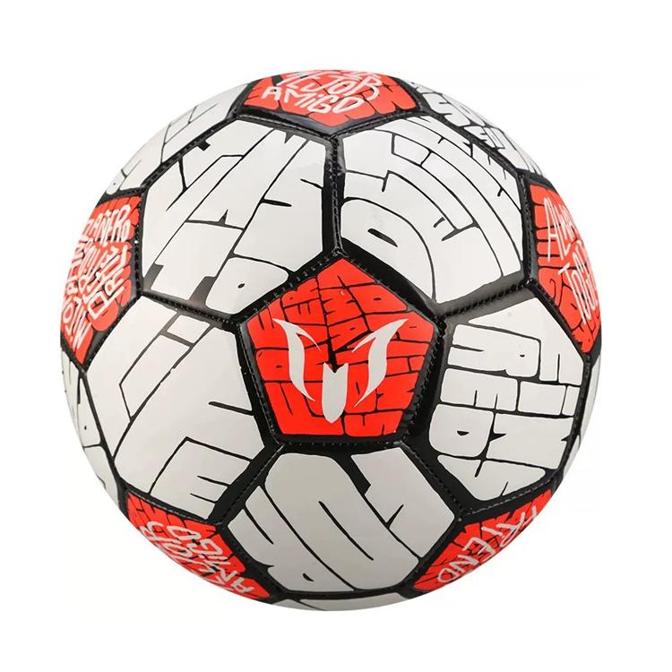 Adidas Size 3 Ball, Size 4 Ball, Size 5 Ball Soccer Ball TPU Machine Stitched Soccer Ball Unisex Red White HE3814 Size 5 Ball