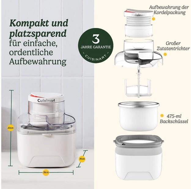 Cuisinart ICEM10E Solo Scoops Ice Cream Maker