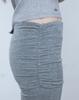 Yokitoki Folding Shirring Capri Leggings [Grey]