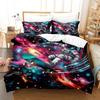 Astronaut and Galaxy Background 3D Bedding Set Duvet Cover Set King Queen Twin Double Comforter Cover Set For Home Decoration