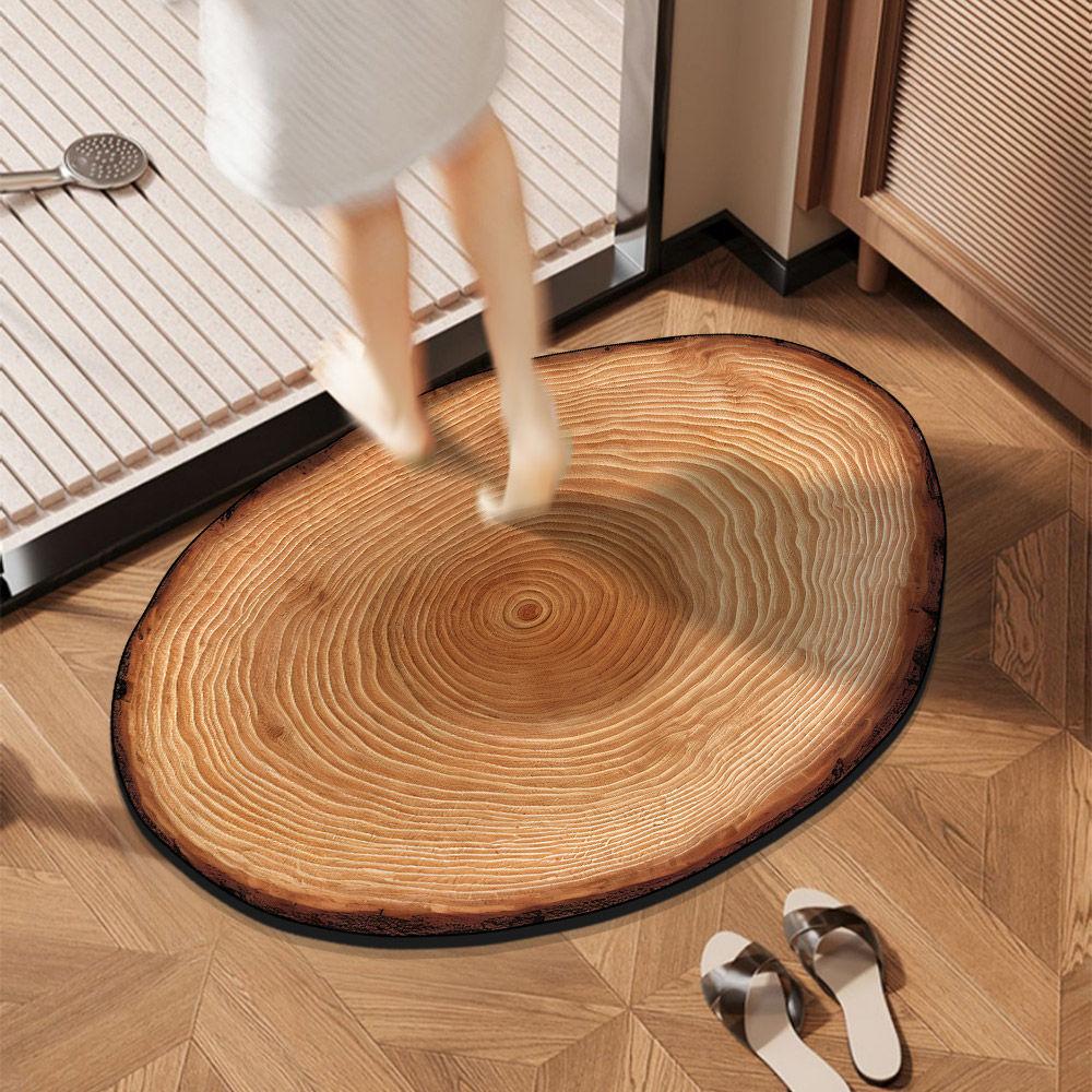 Bathroom Door Absorbent Mat Quick Drying Mat Dirt Resistant and Non Slip Bathroom Mat