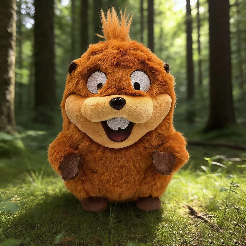 20CM New Cute Cartoon Movie Anime Hoppers Plush Toys Soft Stuffed Animal Meibo King George Dazed Kids Birthday Collectible Gifts