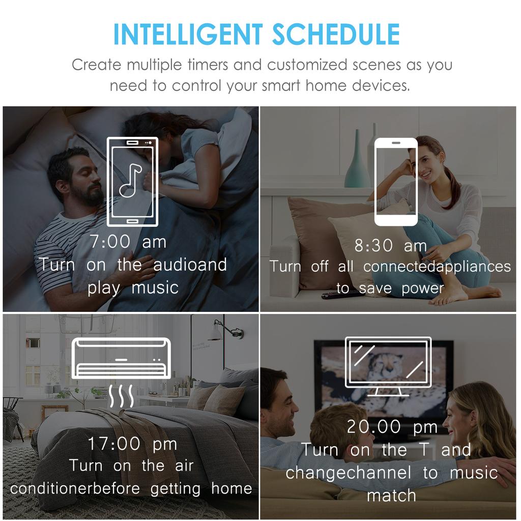 TUYA Wifi Smart IR-Fernbedienung für Smart Home, kompatibel mit Alexa Google Home Universal
