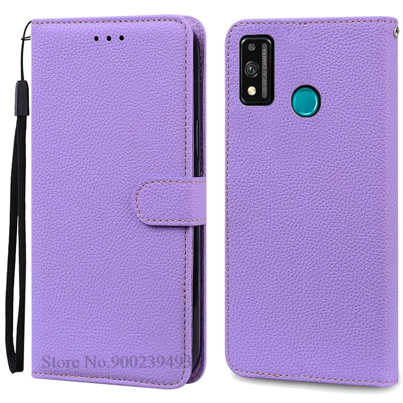 For Honor 9X Lite Etui Lær Flip Lommeboketui For Honor 9X Lite JSN-L21 JSN-L22 JSN-L23 Deksel Honor 9 X Lite Telefonetui Fundas