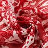 Cashew Voile Yarn Shawl with Tassels Breathable and Soft Cashew Scaf for Women Beach Vacation and Music Festival