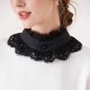 Standing Collar Fake Lace Collar Capelet Lace Neckline Comfortable Detachable Lapel Collar  Women