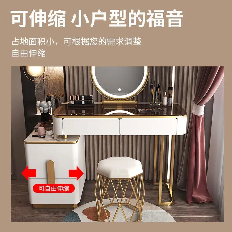 Mirrors Makeup Dressing Table Drawer Lighting Led Living Room Dressing Table Bedroom Household Home Furniture
