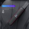 2Pcs Calfskin Car Seat Belt Shoulder Pad Covers For Volvo Xc60 Xc90 V40 V60 S60 V50 V90 S80 C40 XC40 V70 XC70 C30 EX90 Rdesign