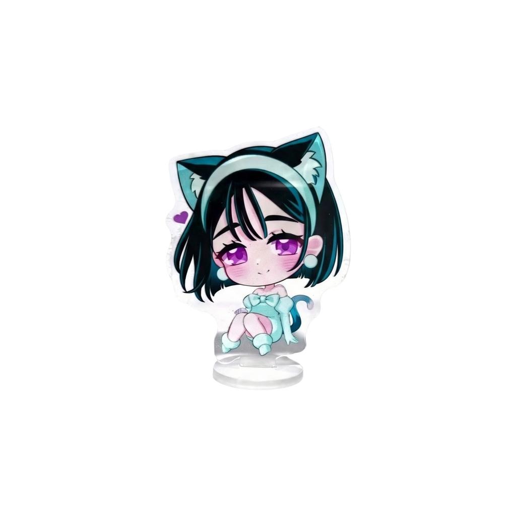 Blue Transparent Double-Sided Acrylic Desktop Ornament