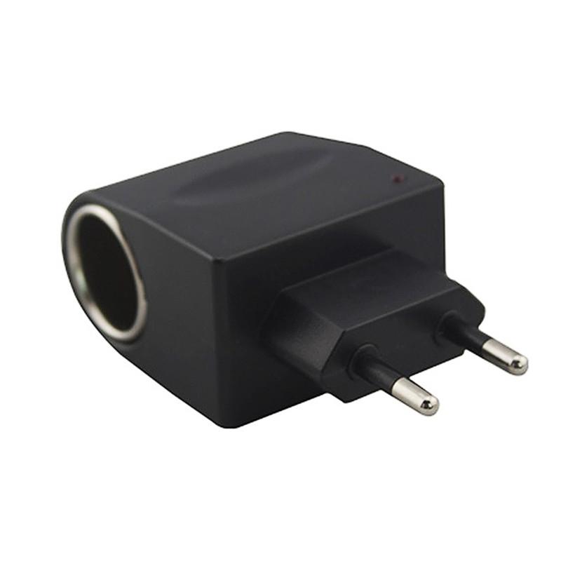 Adaptor brichetă auto DC 12V 0.5A 500mA AC 110V/220V Auto Invertor Adaptor de alimentare auto 12 volți Încărcător Ștecăr UE