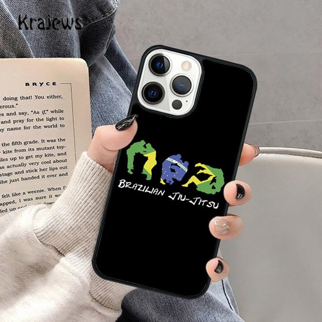 Judo jiu jitsu BJJ Brazilian Phone Case For iPhone 17 Air 16 15 14 Ma Plus 11 12 13 Pro Ma Phone Cover Fundas