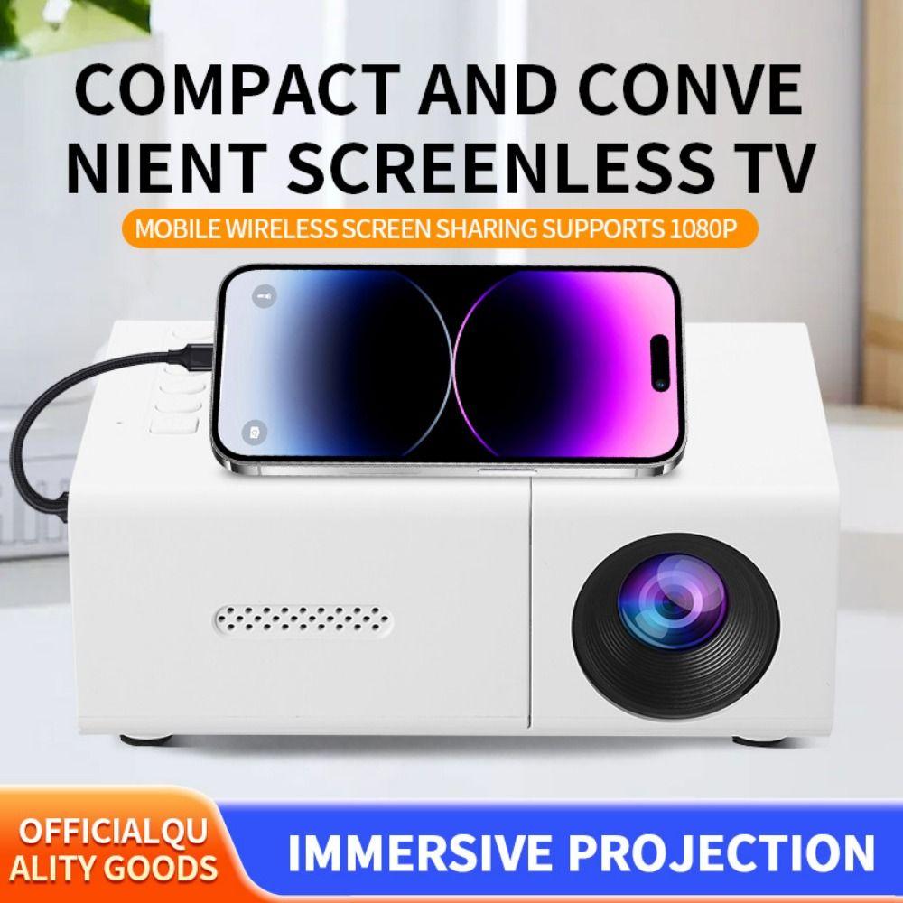 Built-in Speaker Portable Projector Remote Control Home Theater Projector Outdoor Movies
