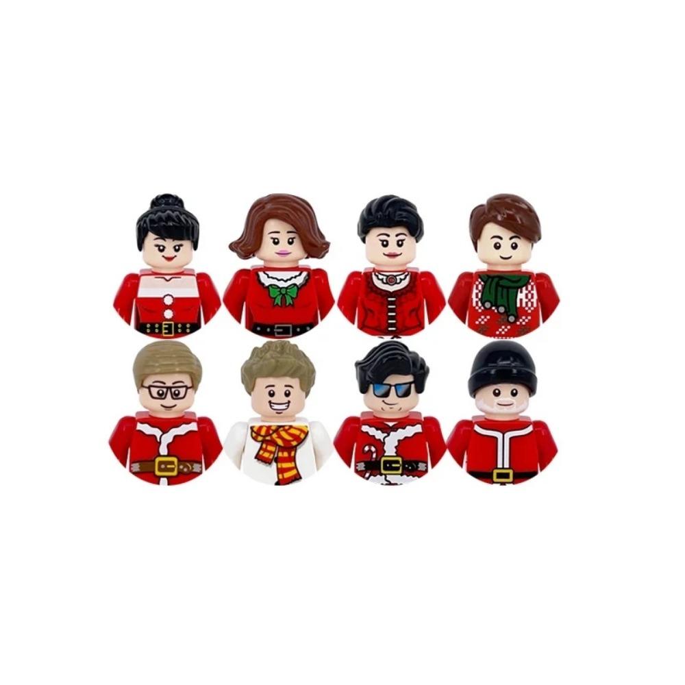 Stadt Charaktere Actionfiguren Bausteine Polizist Lehrer Feuerwehrmann Beruf Mini Figur Puppen Bricks Set Kinderspielzeug