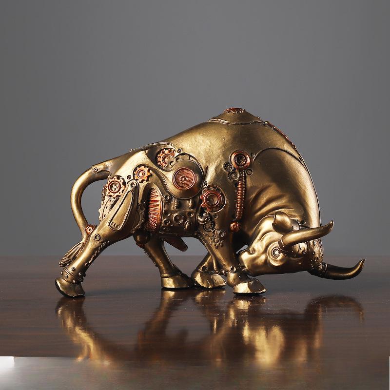 

Нордические механические панк-коровы, украшения для офисного стола, входной винный шкаф, тумба под телевизор, мягкие украшения, ерундовые украшения