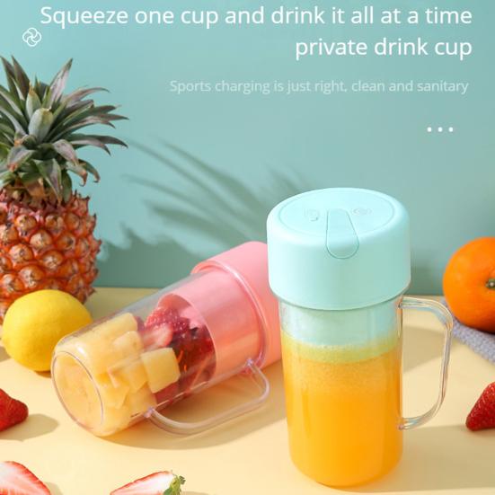 Electrodomesticos Pequeños 420ML Extractor De Jugo, Recargable