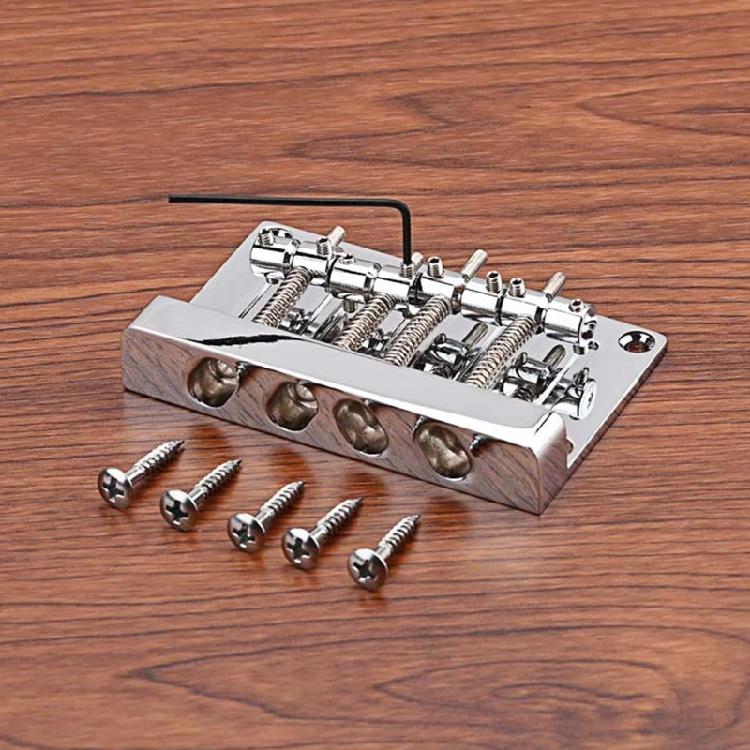 4 String Top Load Hardtail Bass Guitar Bridge Vintage A Style Bass Bridge