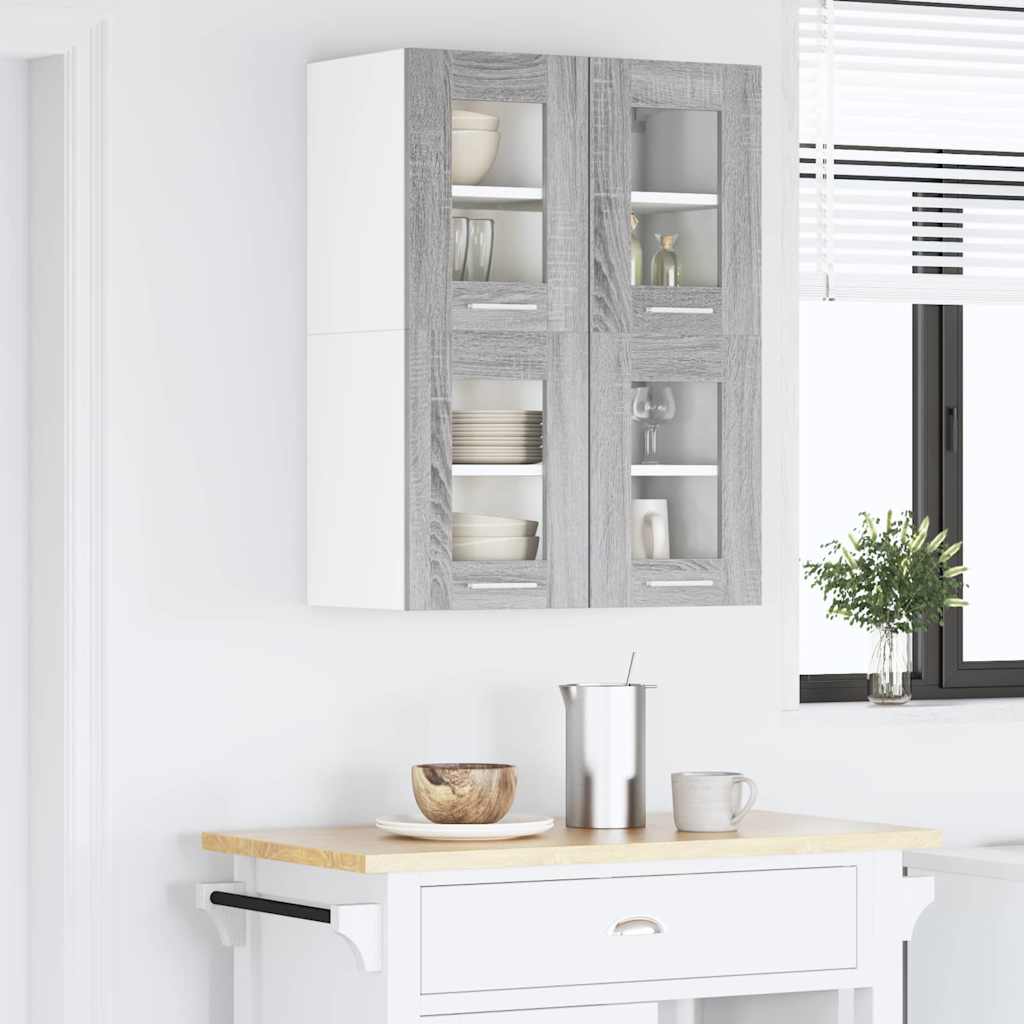 Wall Cabinet Grey Sonoma 60 x 31 x 40 cm Engineered Wood