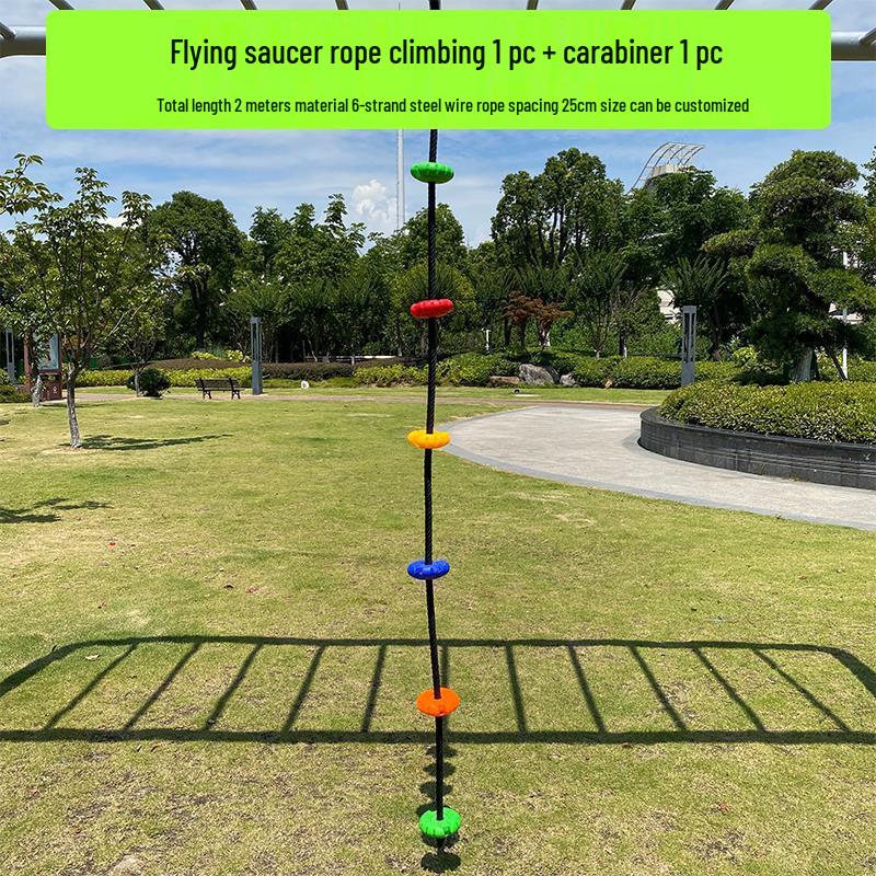 Children's Indoor/Outdoor Climbing and Swing Training Set with Rope Ladder