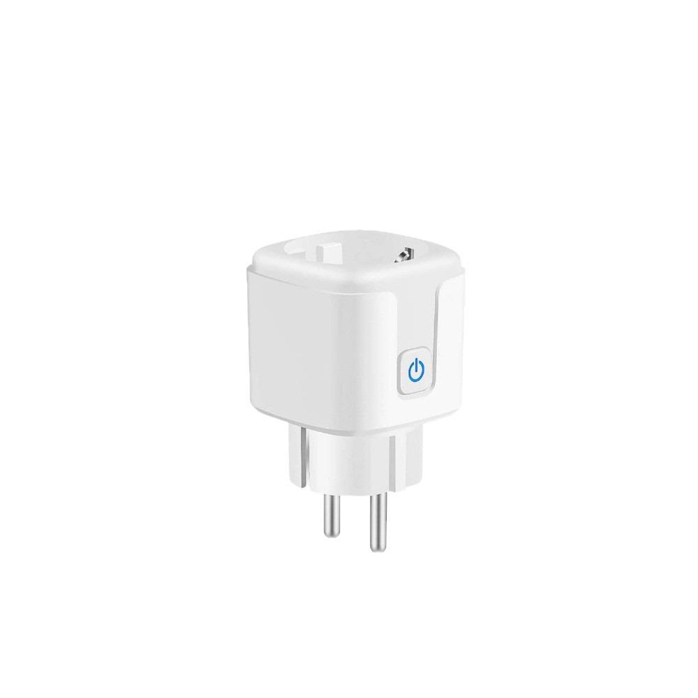 Smart EU Tuya Socket: 16A Wi-Fi Timer, Alexa Compatible with Remote Control & Energy Meter