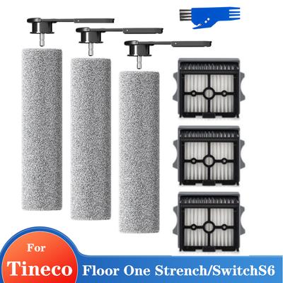 For Tineco Floor One Stretch S6 /Switch S6 Vacuum Cleaner Accessories Detachable Soft Roller Brush HEPA Filter Kit Parts