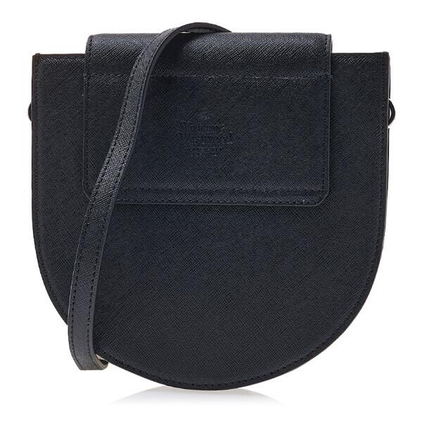 Vivienne WeStwood Women S Saffiano Half Moon Saddle croSS Bag 43030094 L001n N402