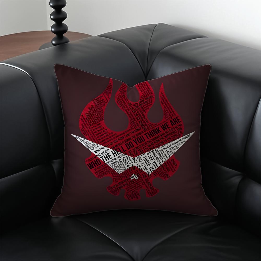 

TTengen Toppa Cushion Cover Pillow Case Antidustmite Invisible zipper silky plush cushion 30X30cm
