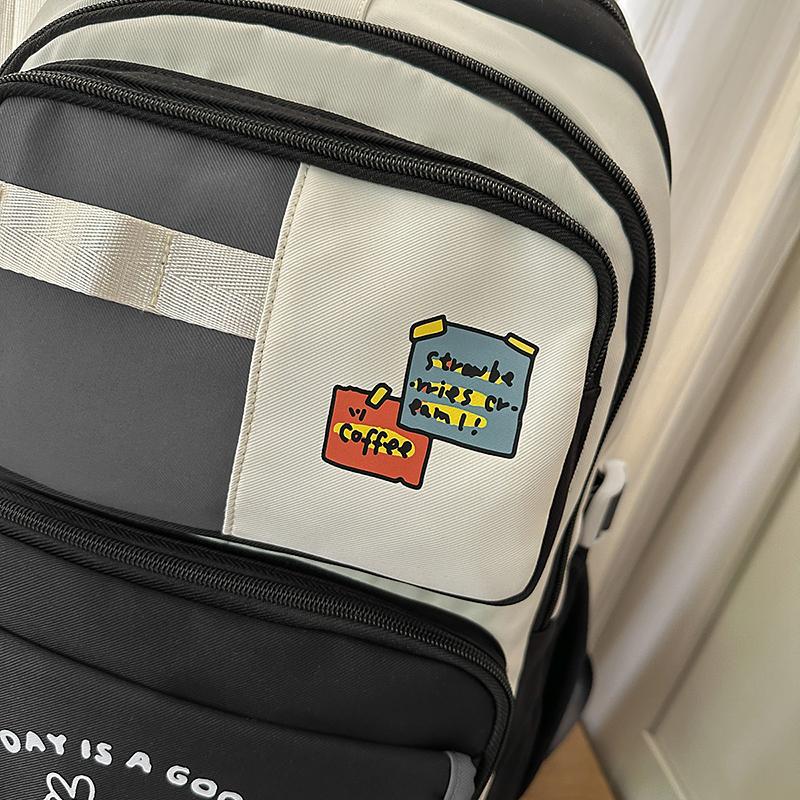 Campus Rucksack mit großer Kapazität, leicht, mit Farbkontrast, Mädchenrucksack, Kinderrucksack