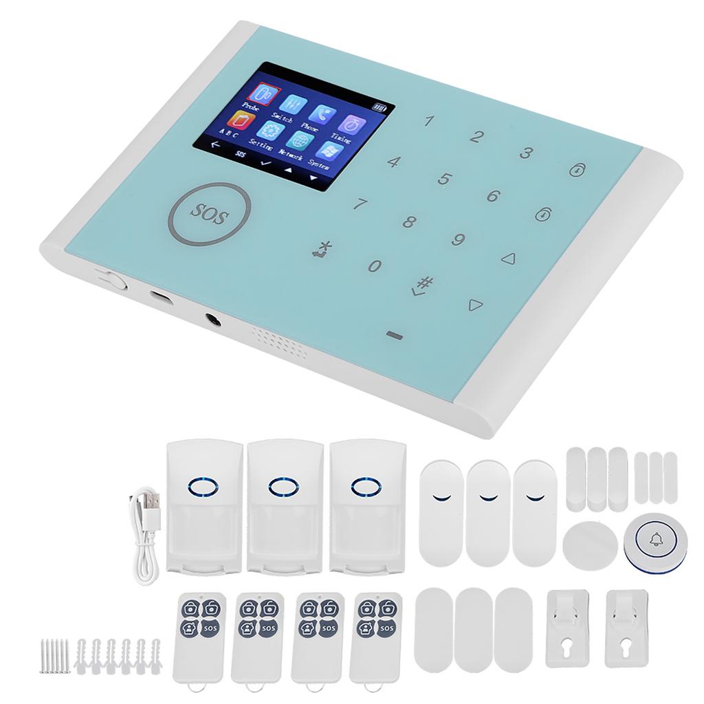 CS118 WifiGSmGPRS Vícejazyčný inteligentní hlasový domácí alarm proti krádeži 110-230 V AC