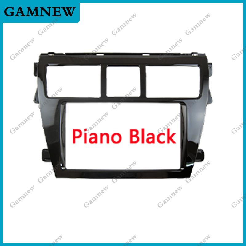7 Inch Car Frame Fascia Adapter Android Radio Dash Fitting Panel Kit For Toyota Vios Belta Yaris Sedan 2006-2012