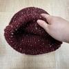 New Autumn and Winter Knitted Hat Women's Simple Mixed-color Wool Pullover Hat Fashionable Warm and Windproof Fashionable Casual Trendy Hat