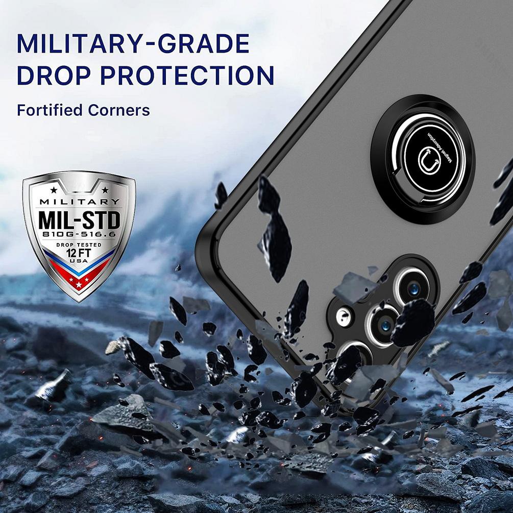 Rotatable bracket case for Samsung S23 FE S23 Ultra Galaxy S22 + S21 FE S21 Ultra S20 S10 Note 20 Ultra 9 8 Finger Ring Cover