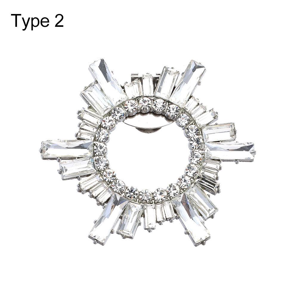 1 szt. Klips do butów Buty ślubne Wysoki obcas Kobiety Panna młoda Dekoracja Cyrkonie Błyszczące Ozdobne Klipsy Motyl Charms Klamra