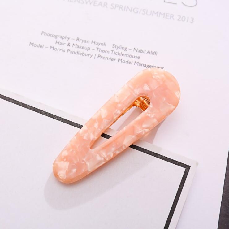 Popular Fashion Acetate Sweet Hairpins Girls Hair Clips Pin Barrette Accessories For Women Lady Hairclip Hairgrip Headwear