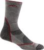 Darn Tough Trekking Socks, Light Hiker Micro Crew Lightweight Cushion, 19441972 Taupe (Dark Grey/L/Men's)
