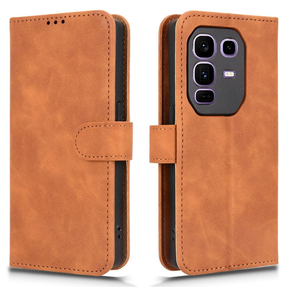 For Infinix Note 50 Pro+ 5G Leather Case Skin Feel Anti Drop Wallet Flip Phone Cover