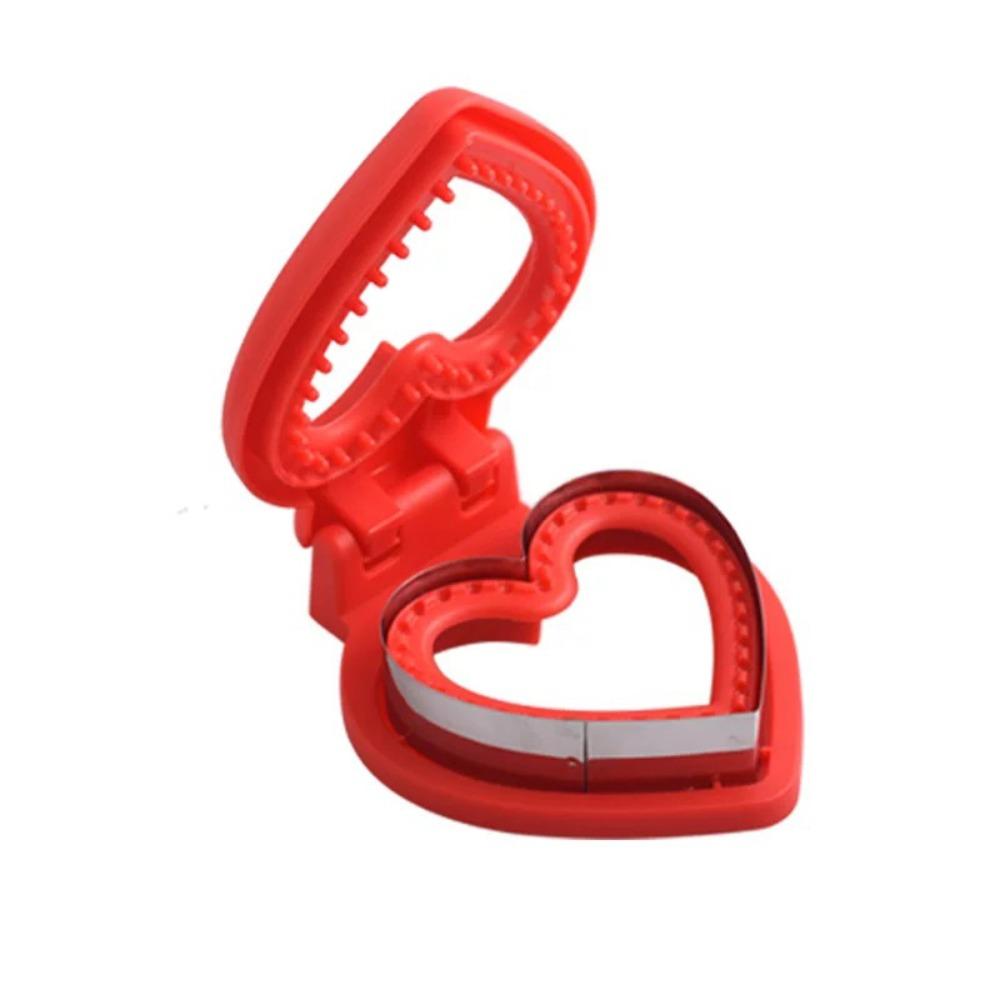 Edelstahl DIY Sandwichausstecher Form Herzförmiger Sandwichmacher für Kinder Mittagessen