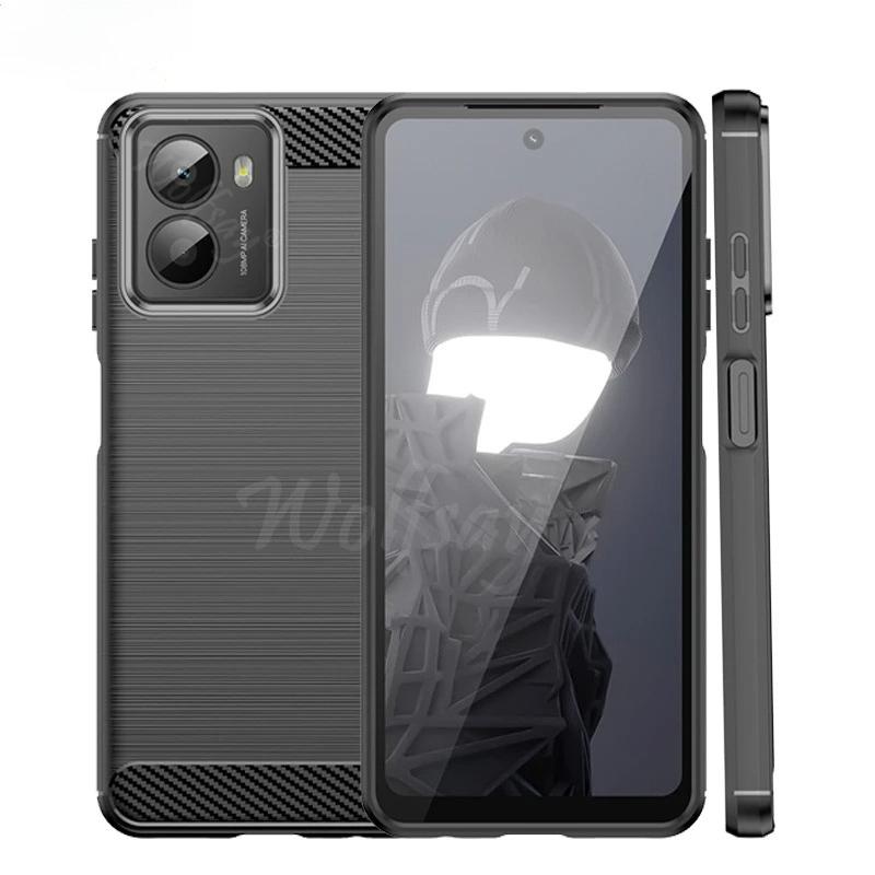 For HMD Fusion Case Shockproof Silicone Carbon Fiber Back Cover HMD Fusion X1 Barca Fusion Luxury Phone Case For HMD Fusion Case