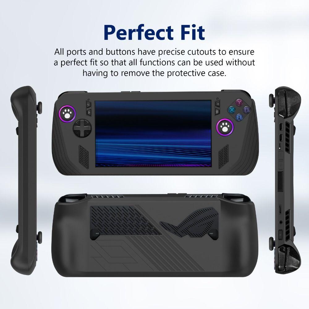 Silikon-Gaming-Handhelds-Gehäuse, weiche Wippkappen für ASUS ROG Ally X 2024
