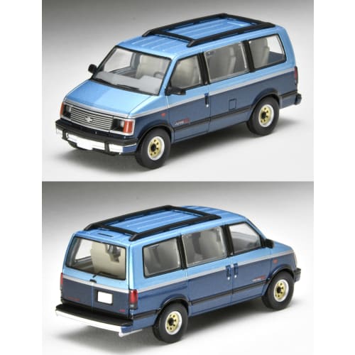 TOMYTEC Tomica Limited Vintage Neo LV-N325b Chevrolet Astro LT AWD Light Blue/Navy 1994 Model (Assembled)