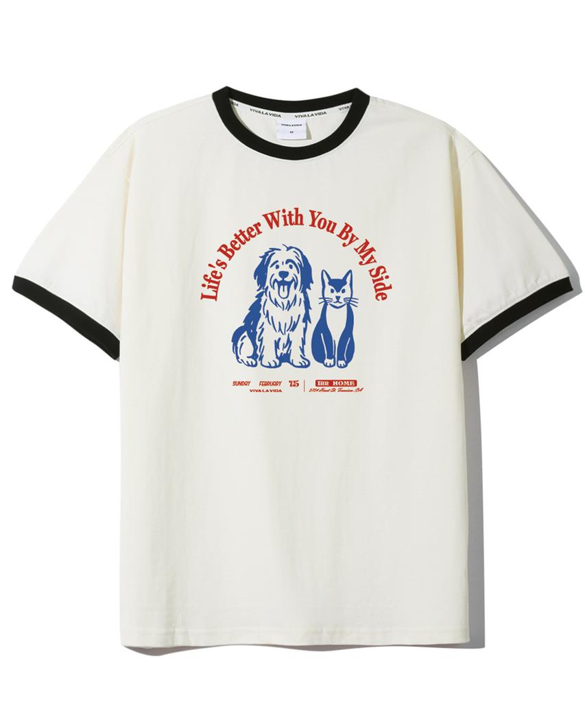 Bibalabida Together Ringer Short Sleeve T-Shirt