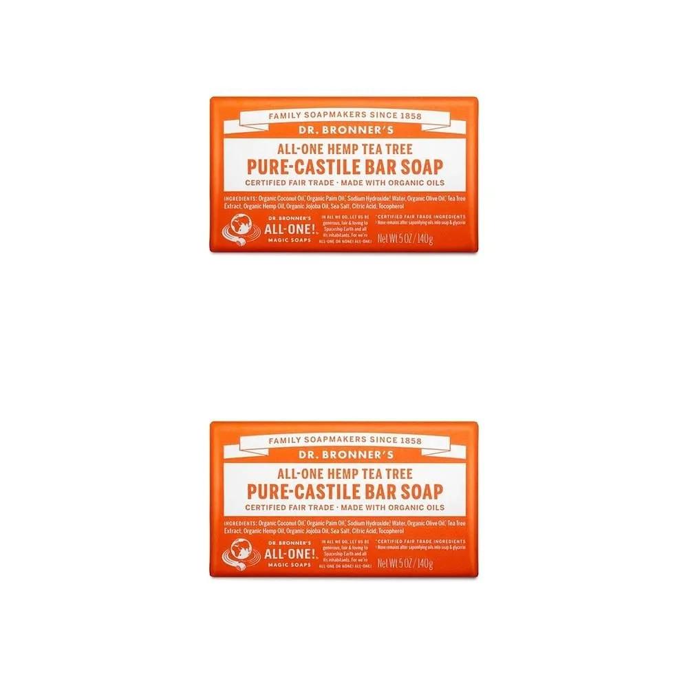 Доктор. Мыло Bronner s Pure Castle 140 г, 2 шт.