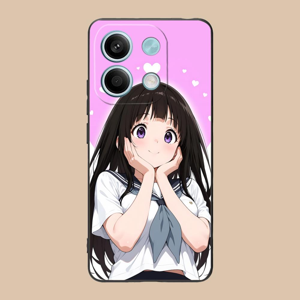 

Hyouka Chitanda Matte TPU Mobile Phone Case for POCO M7 M6 M5 M4 M3 X7 X6 X5 X4 X3 Pro GT 5G Colorful Printing Cover Poco X3 GT