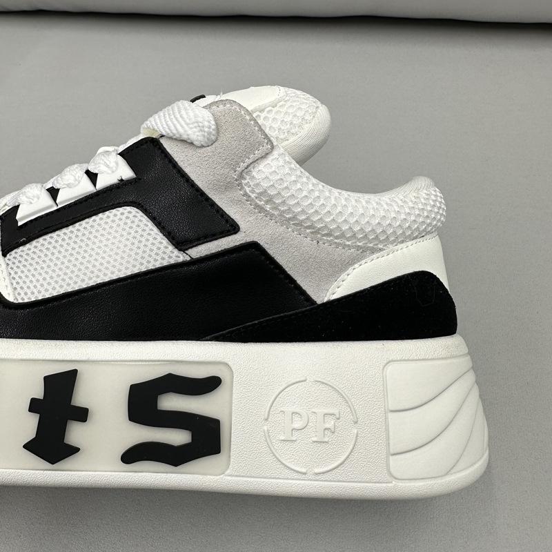 Trendy Youth Men's Skateboard Shoes Fashion Lace-up Vulcanized Shoes High Quality Street Hip Hop Casual Sneakers Tenis Masculino